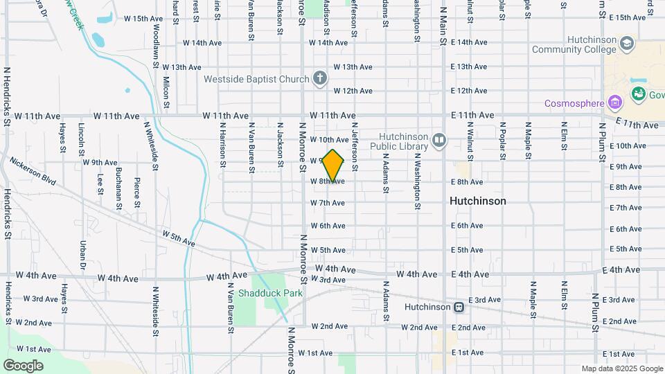 323 W 8th Ave Map and Location Details