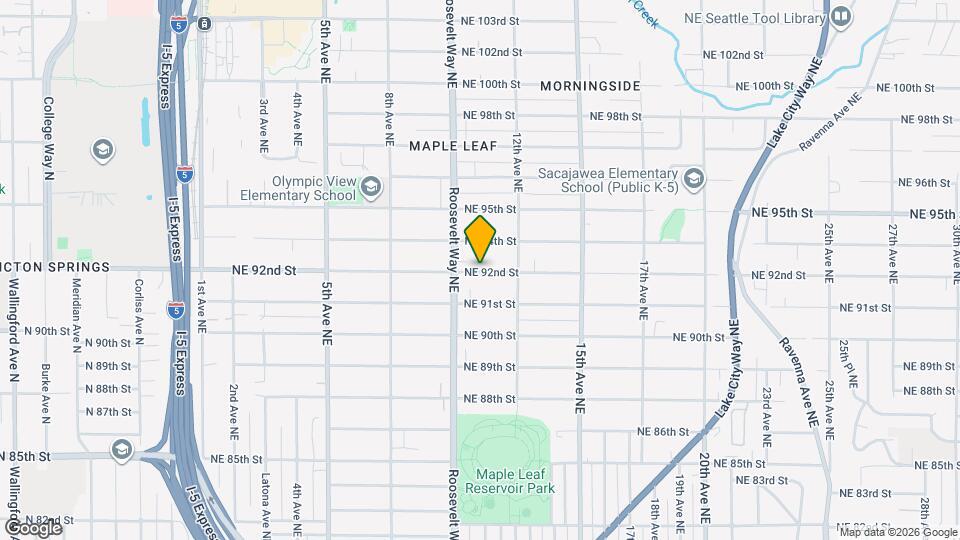 1012 NE 92nd St Map and Location Details