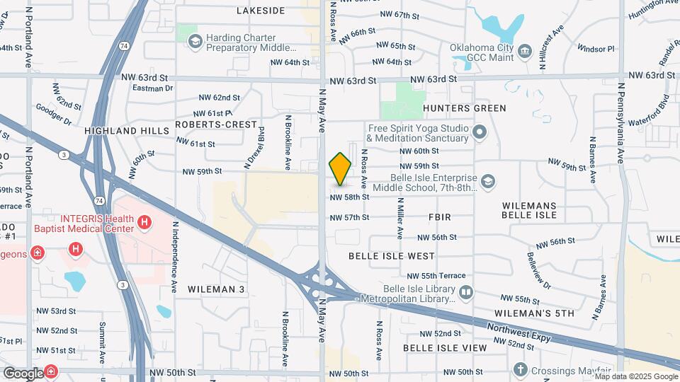 2825 NW 58th St Map and Location Details