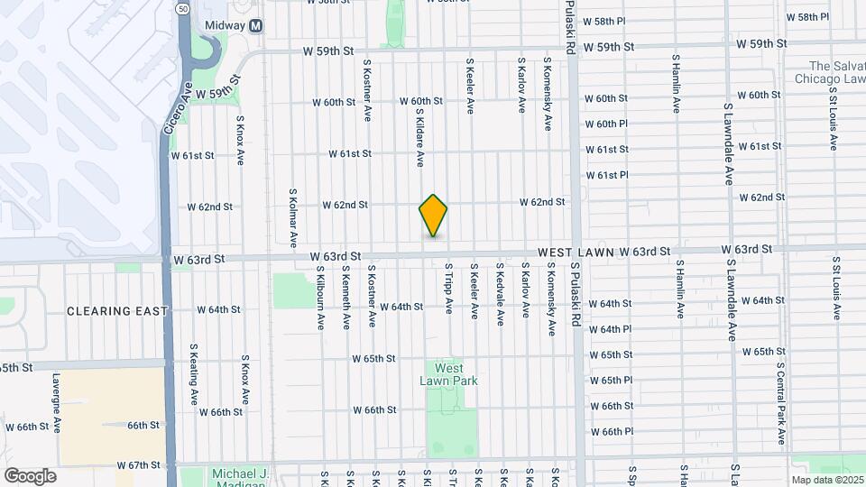 6243 S Kildare Ave Map and Location Details