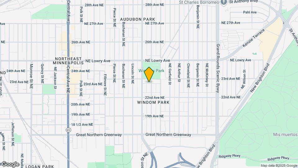 2242 Ulysses St NE Mapa y Detalles de la Ubicación