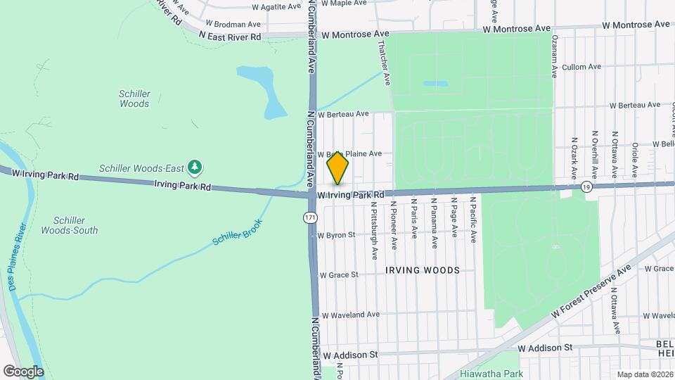 8320 W Irving Park Rd Map and Location Details