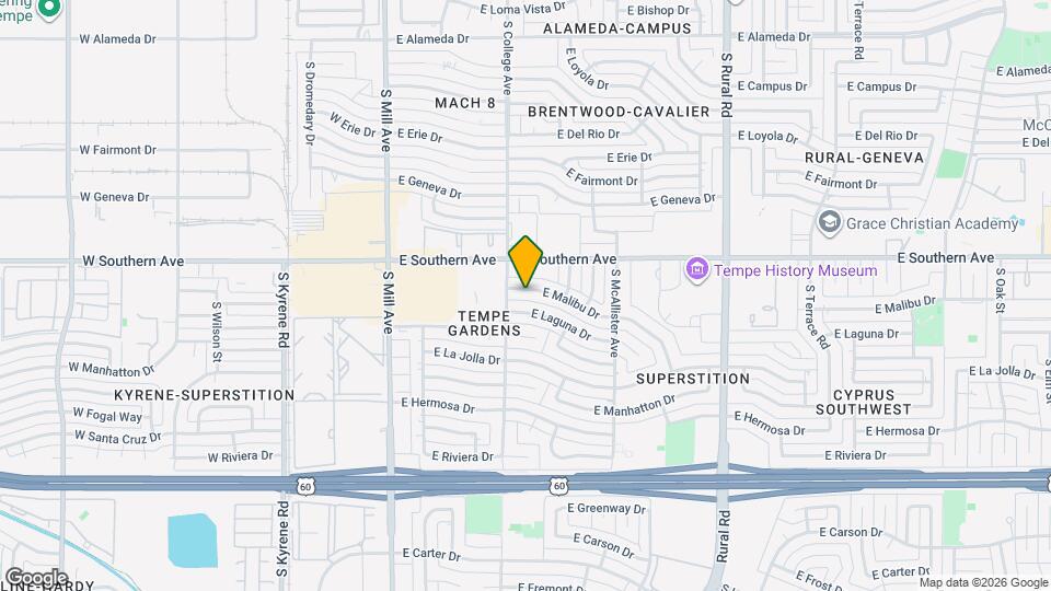 321 E Malibu Dr Map and Location Details