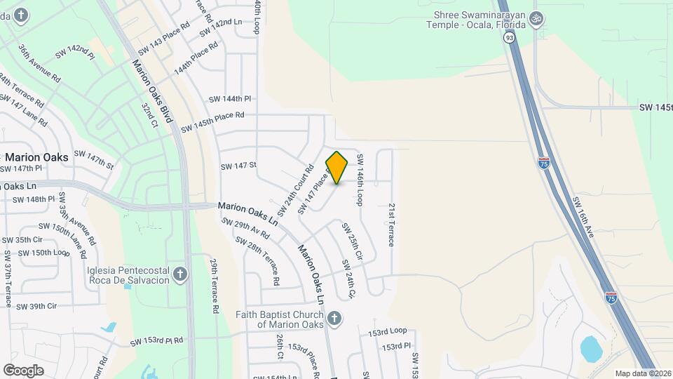 2410 SW 147th Lane Rd Map and Location Details
