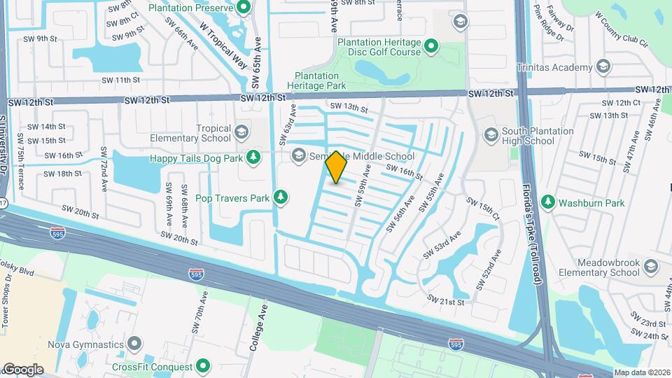 6000 SW 17th St Map and Location Details