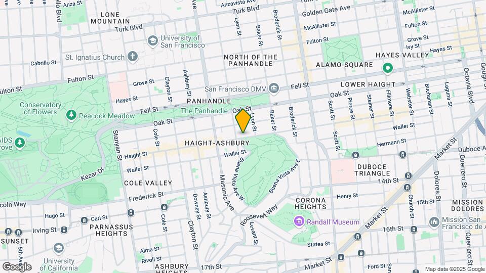 1292-1294 Haight St Map and Location Details