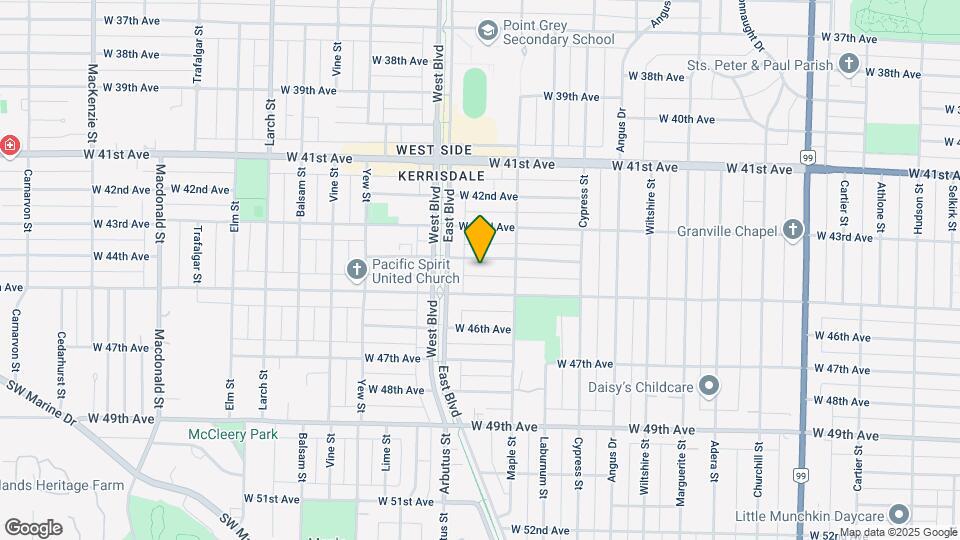 2060 W 44th Ave Map and Location Details