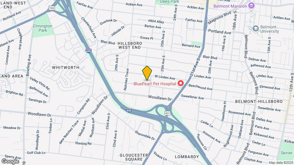 2602 Westwood Ave Map and Location Details
