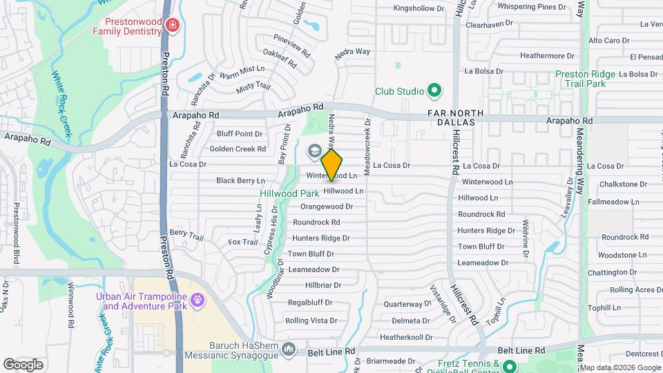6707 Hillwood Ln Map and Location Details