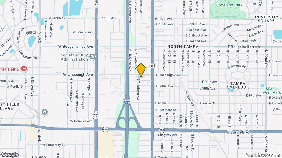 804 Orchid Ave Map and Location Details