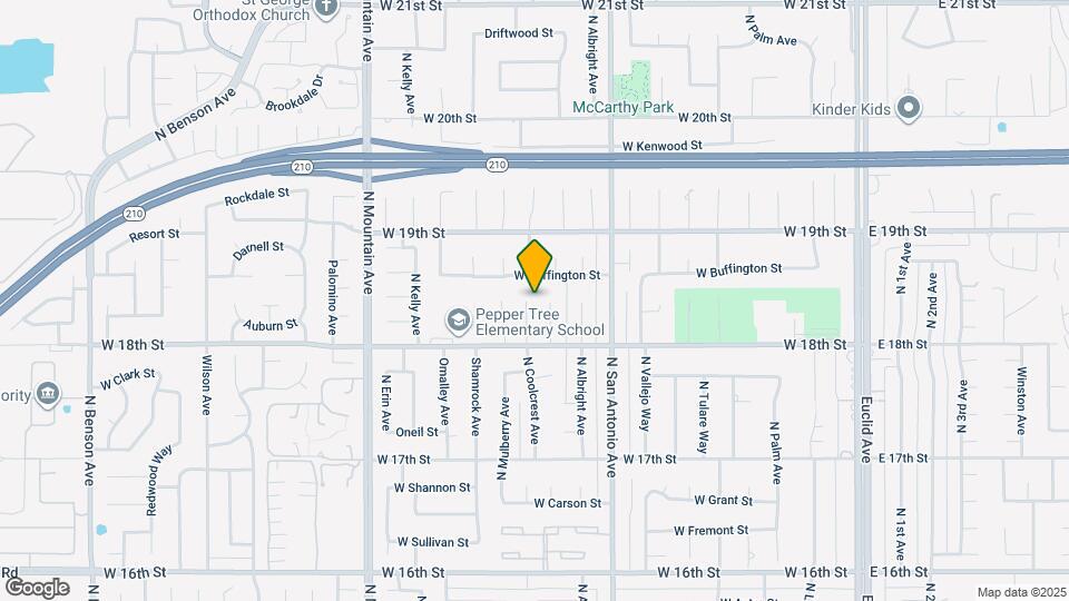 1838 Coolcrest Way Map and Location Details