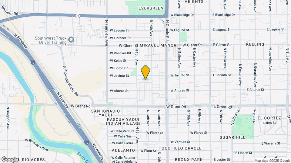 615 W Jacinto St Map and Location Details