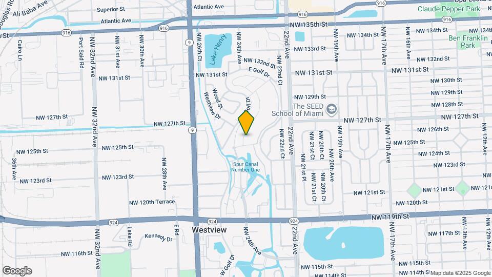 12525 NW 23rd Pl Map and Location Details