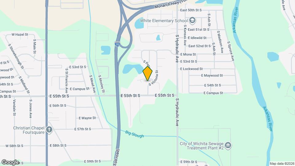 5507 S Victoria St Map and Location Details