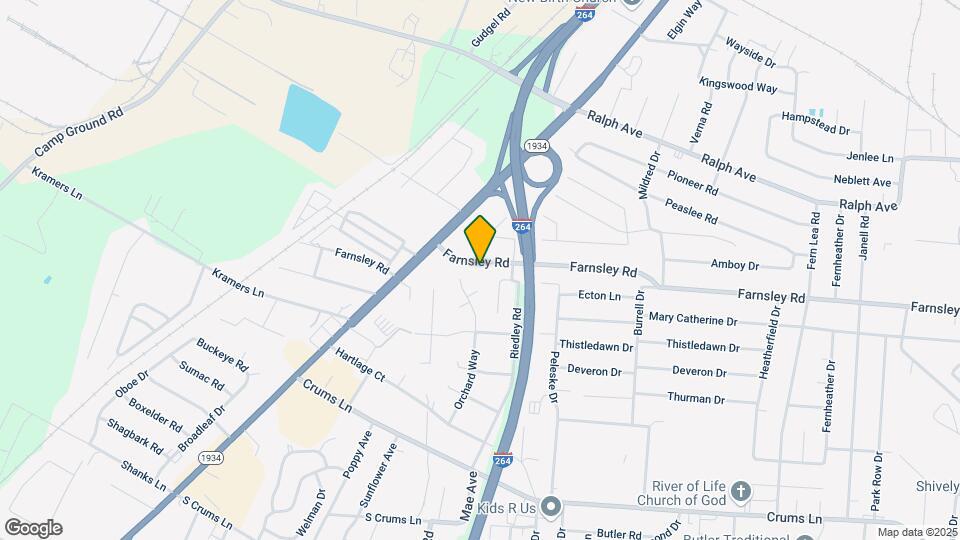 2410 Farnsley Rd Map and Location Details