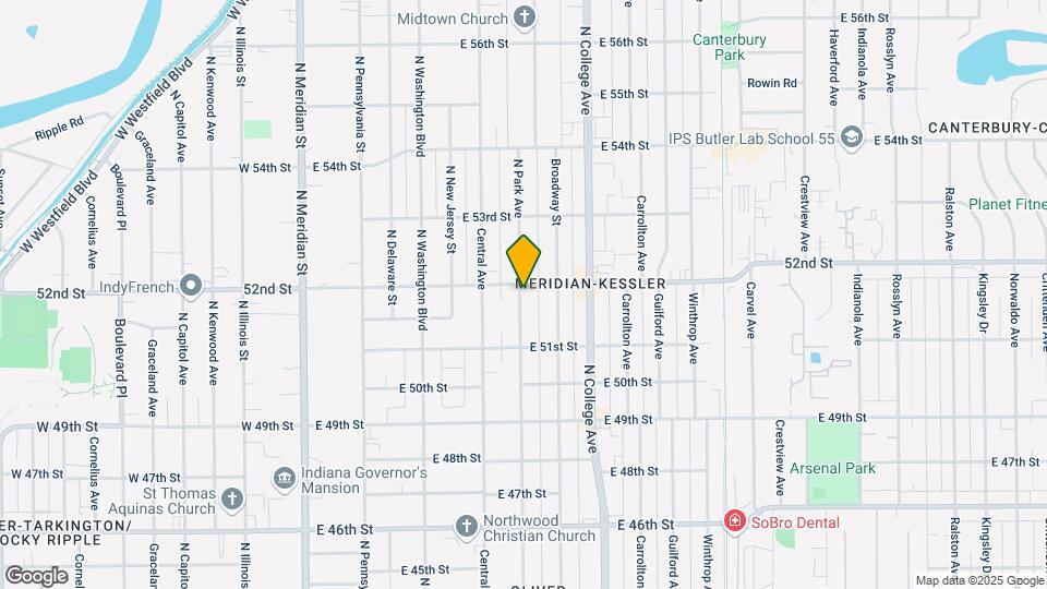 5159 N Park Ave Map and Location Details
