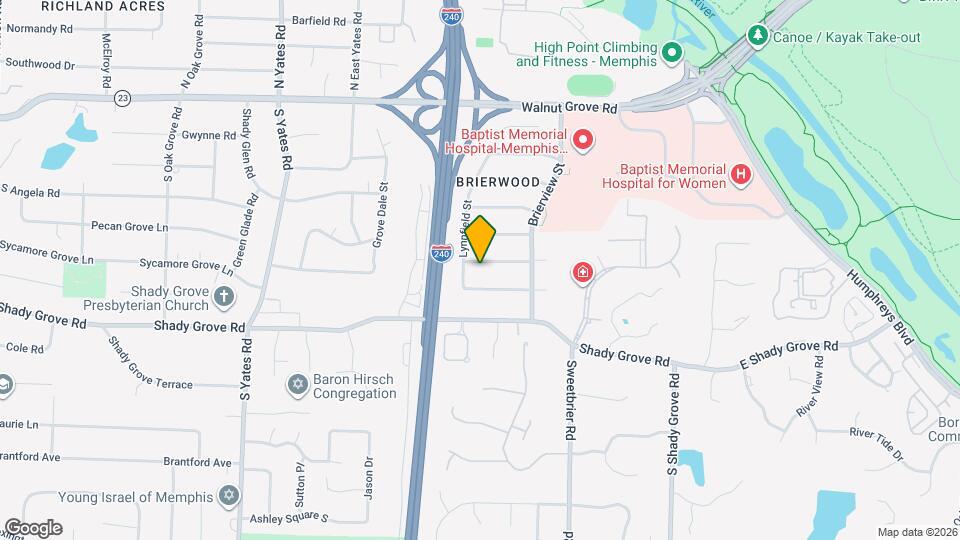 5867 Brierdale Ave Map and Location Details