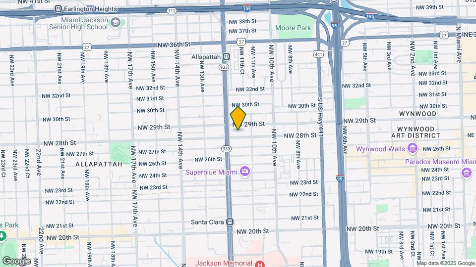 1161 NW 28th St Map and Location Details