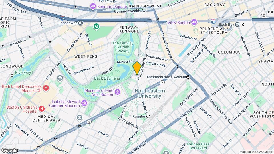 165-171 Hemenway St Mapa y Detalles de la Ubicación