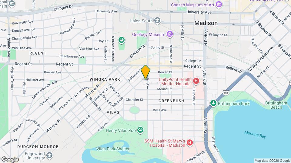 108 S Randall Ave Mapa y Detalles de la Ubicación