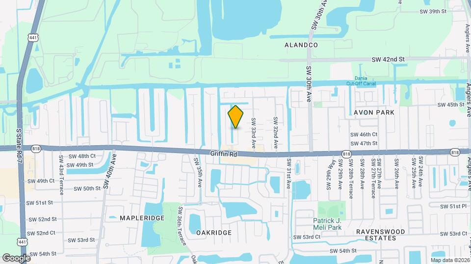 4611 SW 34th Ave Mapa y Detalles de la Ubicación