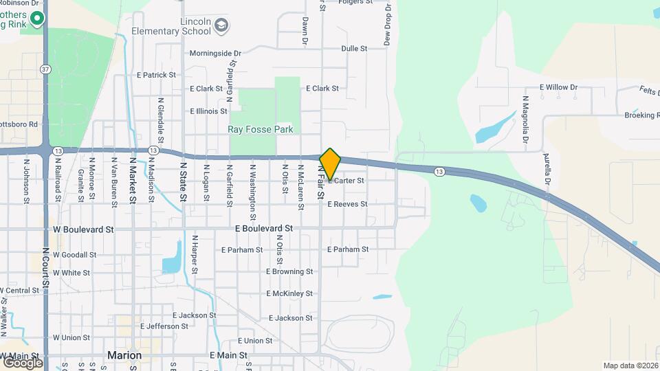 1005 E Carter St Map and Location Details