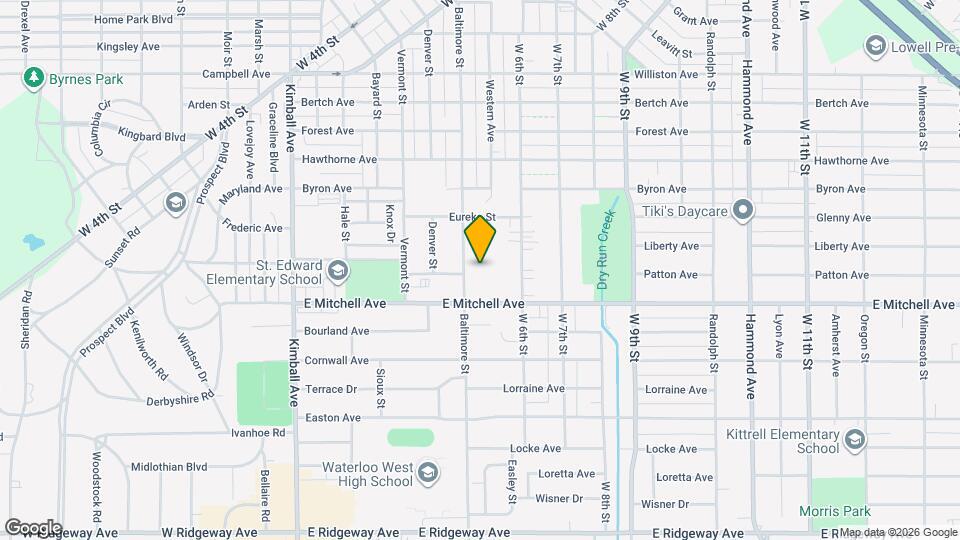 1429 Baltimore St Map and Location Details