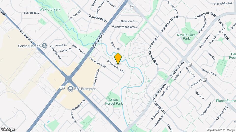 122 Pressed Brick Dr Map and Location Details