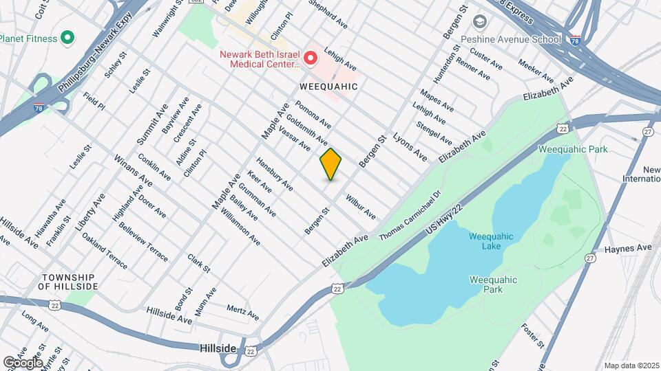 22 Van Velsor Pl, Unit 2k Map and Location Details