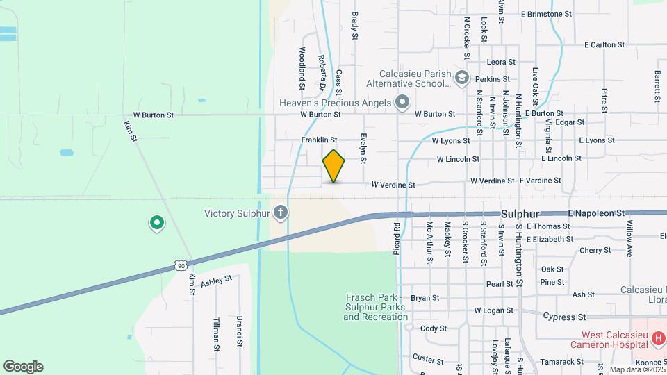 1031 W Verdine St Map and Location Details