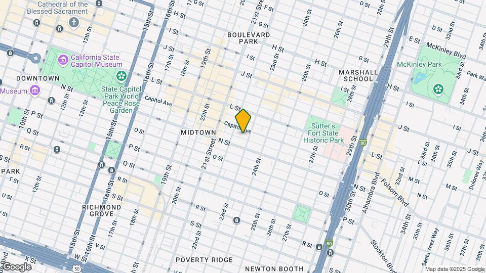 2220 Capitol Ave Map and Location Details
