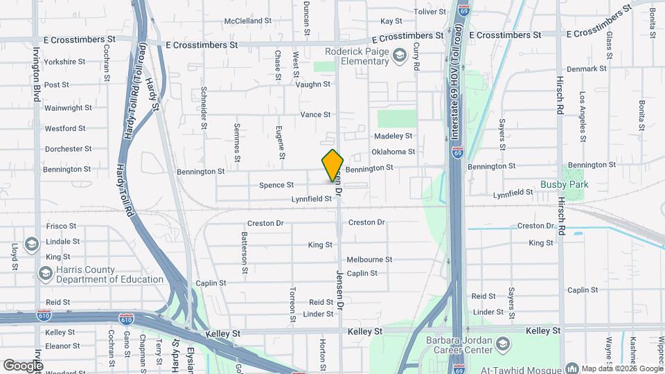 2716 Spence St Map and Location Details