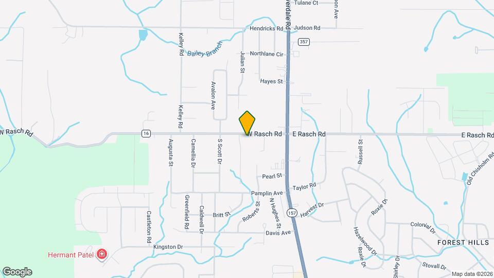 211 W Rasch Rd Map and Location Details