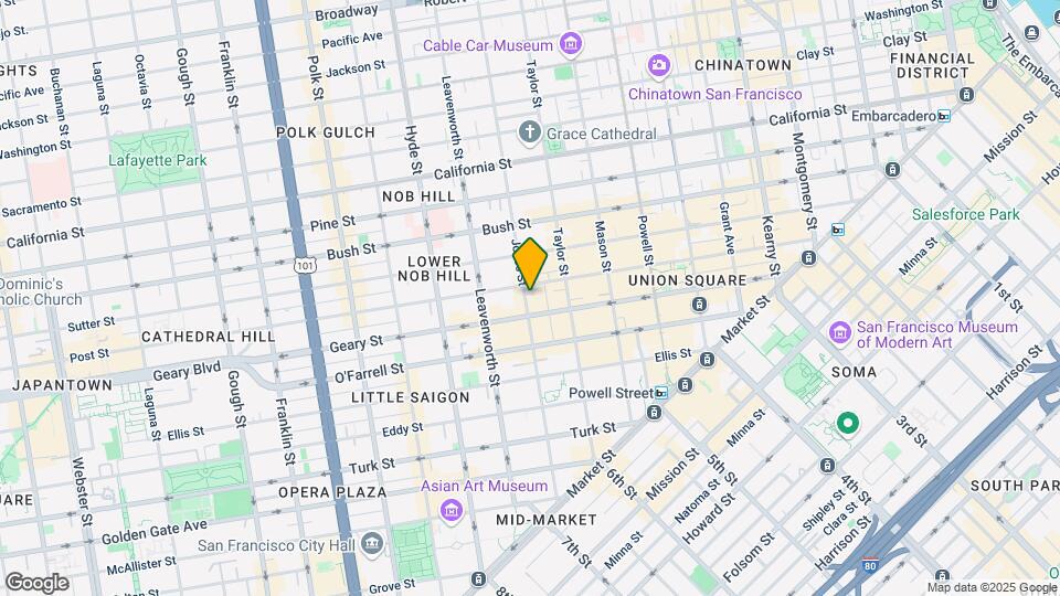 630 Jones St Map and Location Details