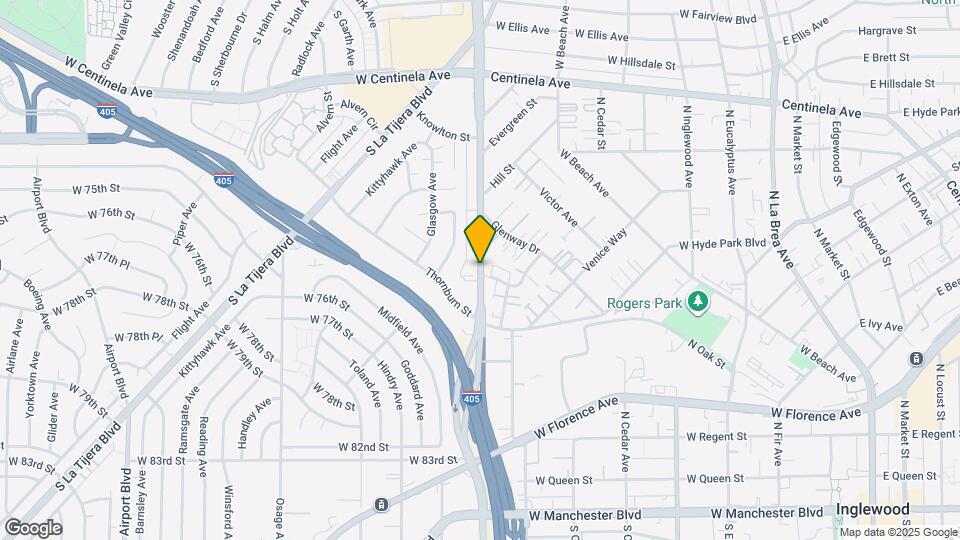 7205 S La Cienega Blvd Map and Location Details