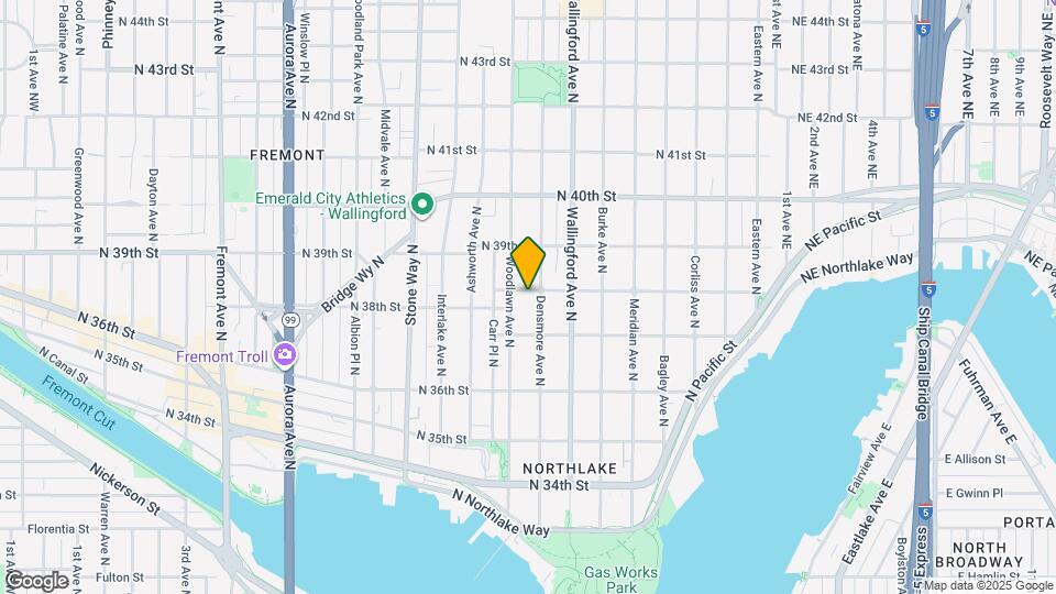 1615 N 38th St Map and Location Details