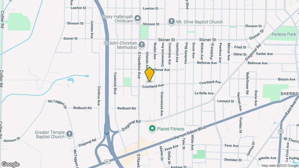 1439 Orlando Ave Map and Location Details