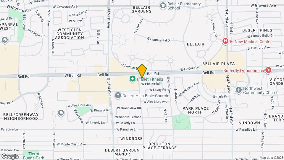 4831 W Juniper Ave Map and Location Details