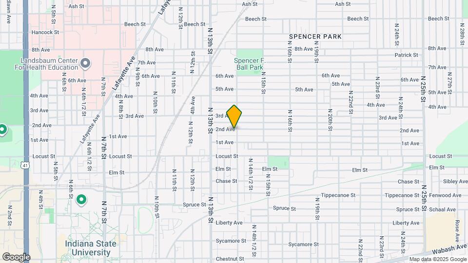 1030 N 14th St Map and Location Details