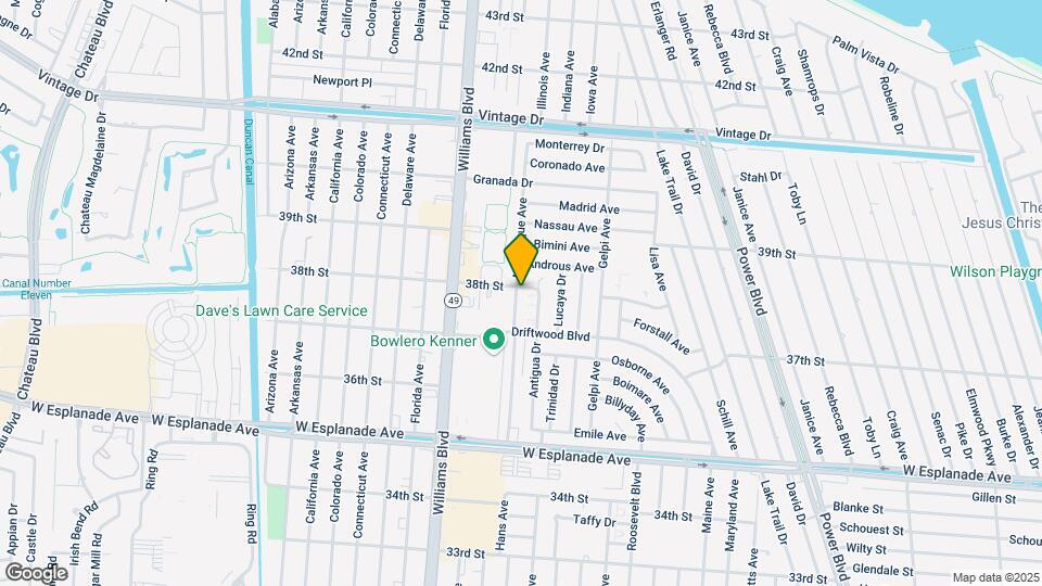 3756 Martinique Ave Map and Location Details