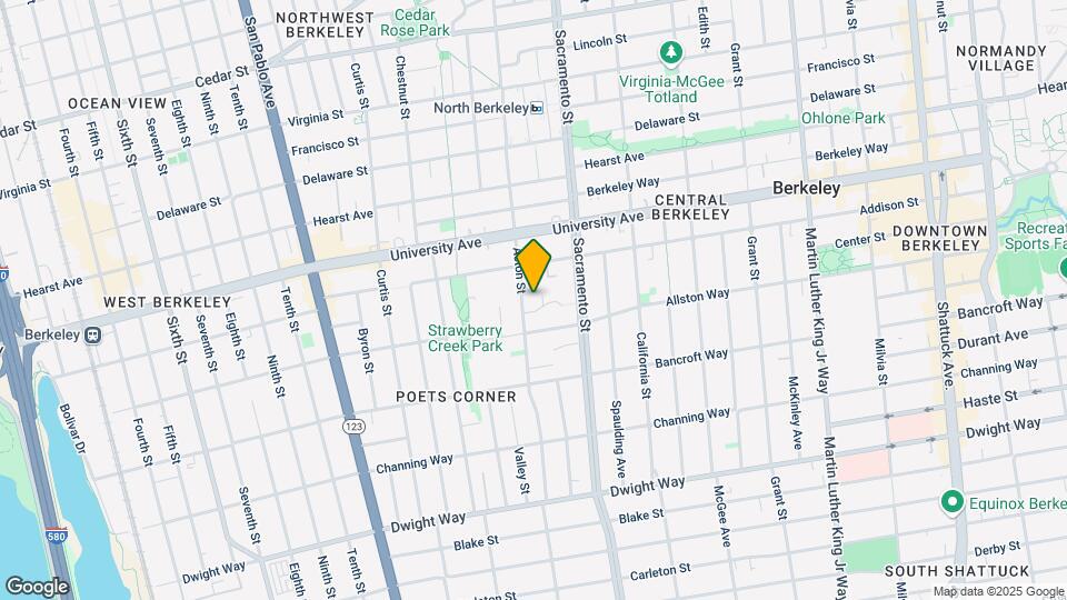 2155 Acton St Map and Location Details