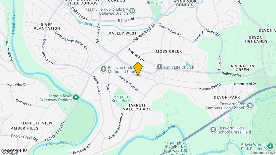 735 McPherson Dr Map and Location Details