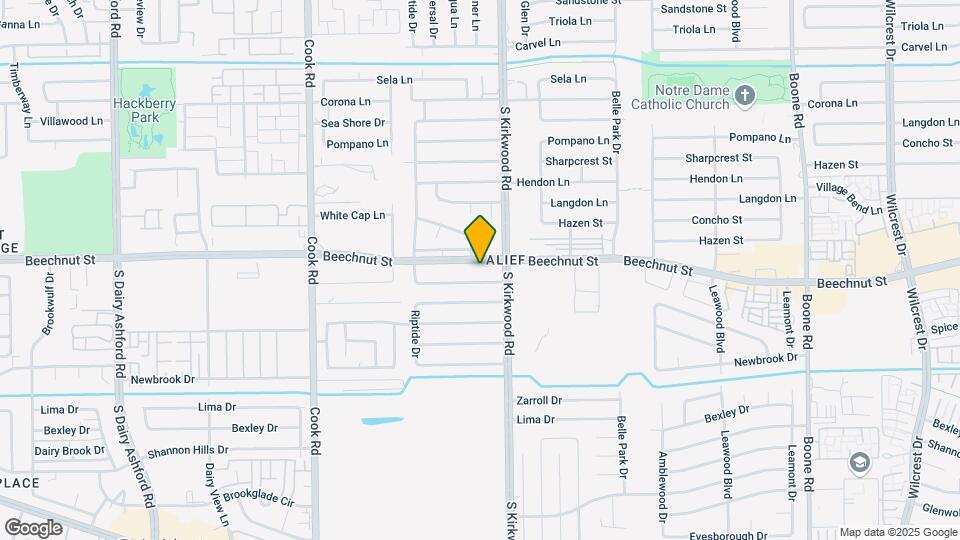 11933 Beechnut St Map and Location Details