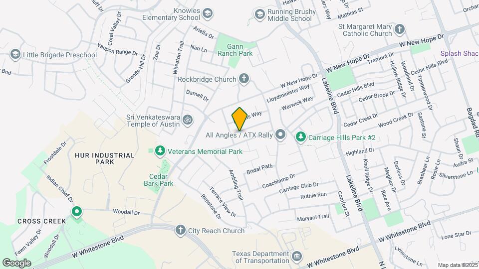 2106 Hawksbury Way Map and Location Details