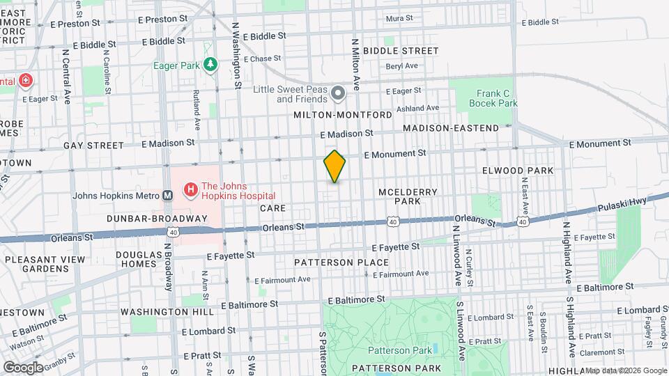 530 N Montford Ave Map and Location Details