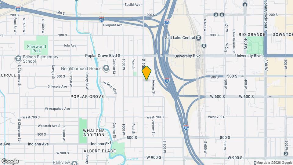 525 S 900 W Map and Location Details