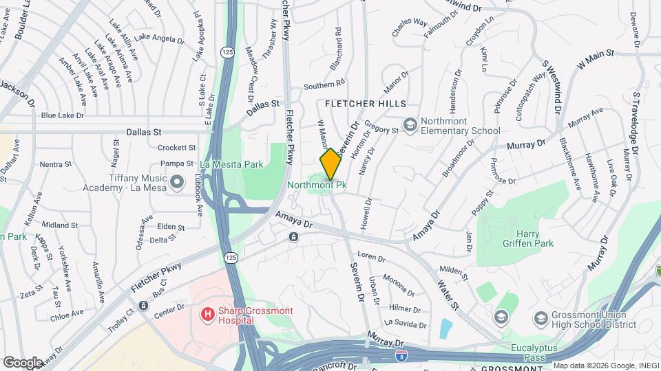 6023 Severin Dr Map and Location Details