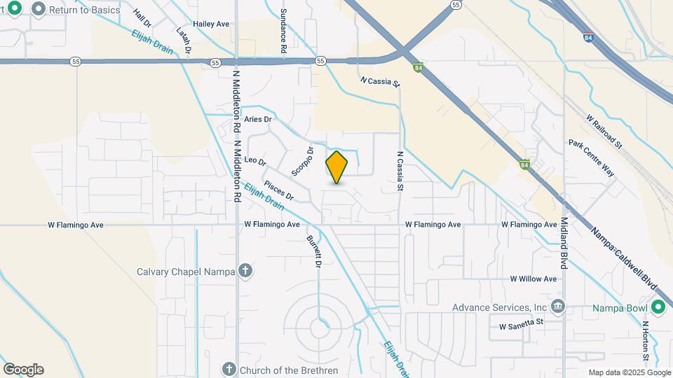 2188 W Bella Ln Map and Location Details