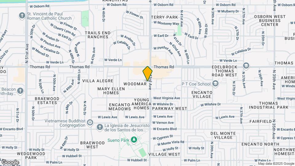 2638 N 43rd Ave Map and Location Details