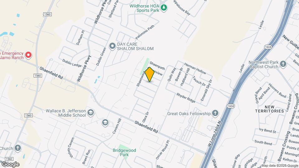 10634 Shaenmeadow Map and Location Details